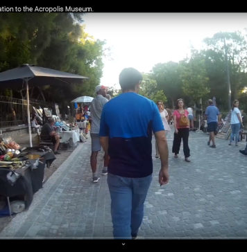 From Thissio Station to the Acropolis Museum Thissio-Acropolis Videowalk